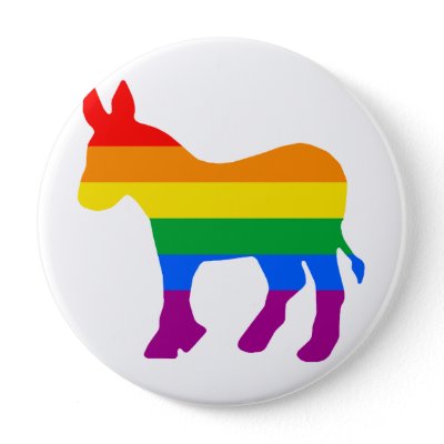 GAY DEMOCRAT.png Pinback Buttons