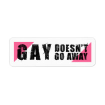Gay Doesn't Go Away White Label