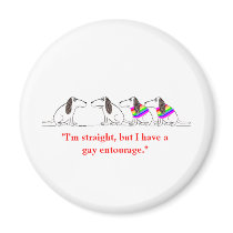 Gay Dog Cartoon #3 magnets by rubiconmedia Gay Dog Cartoon #3 magnets