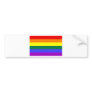 Gay flag bumper stickers