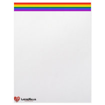 Gay Flag letterhead by LoveMale Gay Flag letterhead