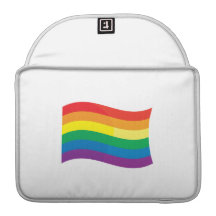 GAY FLAG WAVING MacBook PRO SLEEVE