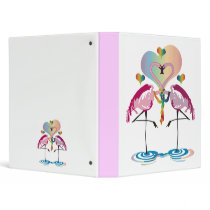 Gay Flamingos Binder