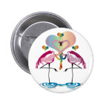 Gay Flamingos Buttons