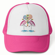 Gay Flamingos Caps Trucker Hats