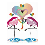 Gay Flamingos Postcards