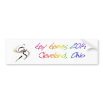 Gay Games 2014 Bump\er Sticker bumper stickers