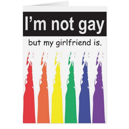 Gay Girlfriend Notecard