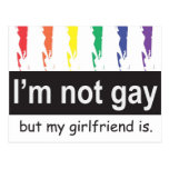 Gay Girlfriend Postcard