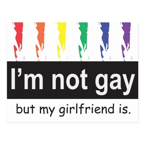 Gay Girlfriend Postcard