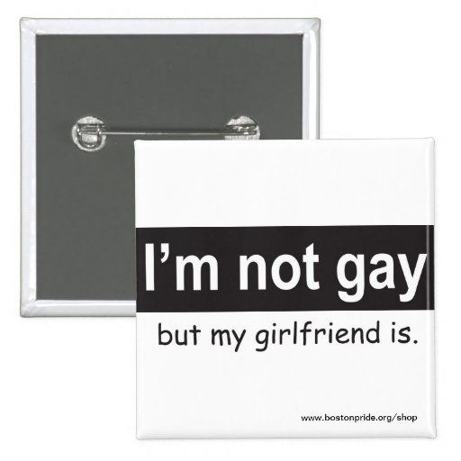 Gay Girlfriend Square Button