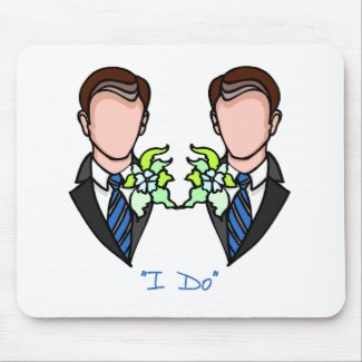 Gay Groom mousepad