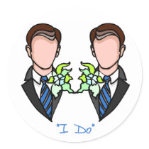 Gay Groom stickers