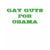 GAY GUYS FOR OBAMA T SHIRT