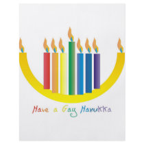 Gay Hanukka flyers