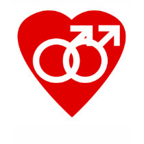 Gay Heart Same-Sex Couple T-Shirt
