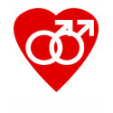 Gay Heart Same-Sex Couple T-Shirt