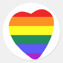 Gay Heart Sticker