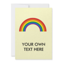 Gay Humor rainbow pride true invitations