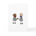 Gay Interracial Couple Greeting Card