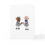 Gay Interracial Couple Greeting Card