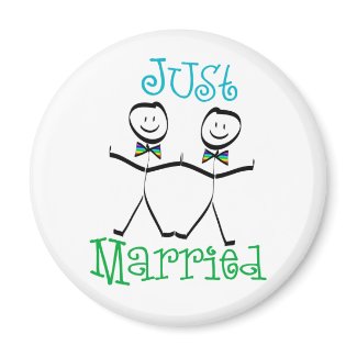 Gay Just Married magnet