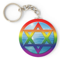 GAY Keychains - Star of David 05