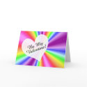 Gay / Lesbian Be My Valentine Rainbow Card by dndartstudio Gay / Lesbian Be My Valentine Rainbow Card