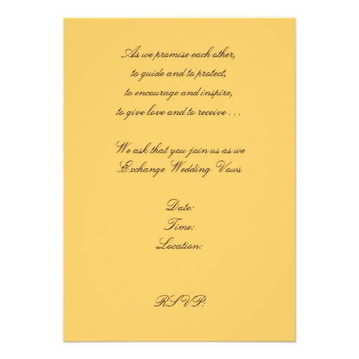 Gay Lesbian Wedding Summer Sunset Invitation