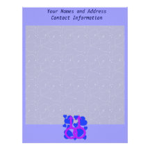 Gay Male Marriage Hearts Letterhead Design