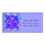 Gay Male Marriage Hearts photo cards