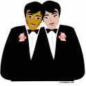 Gay Marriage Cake Topper photosculpture