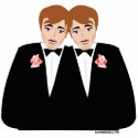 Gay Marriage Cake Topper photosculpture