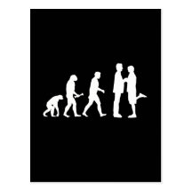 Gay Marriage Evolution - Postcard