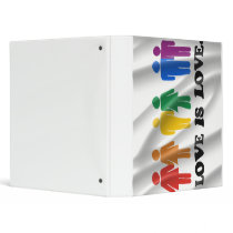 GAY MARRIAGE FLAG BINDERS