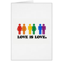 GAY MARRIAGE FLAG GREETING CARD