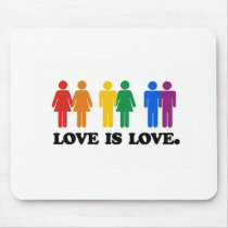 GAY MARRIAGE FLAG MOUSEPAD