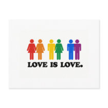 GAY MARRIAGE FLAG POSTCARDS