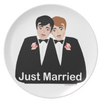 Gay Marriage Groom plates