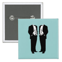 Gay Marriage Pinback Buttons