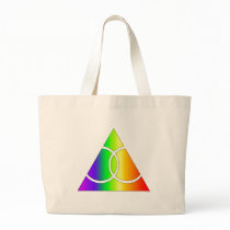Gay Marriage Rainbow Triangle bags