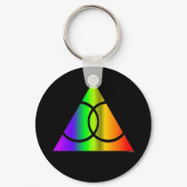 Gay Marriage Rainbow Triangle keychains by The_Speech_Zone Gay Marriage Rainbow Triangle keychains
