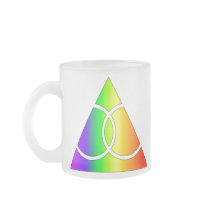 Gay Marriage Rainbow Triangle mugs by The_Speech_Zone Gay Marriage Rainbow Triangle mugs