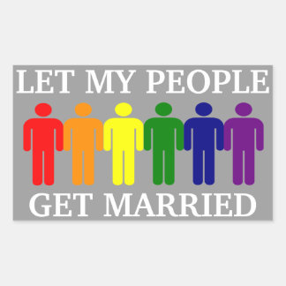 I Support Gay Marriage Sticker 56