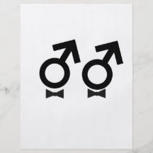 Gay Marriage T-shirt Flyers