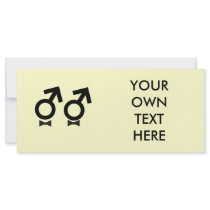 Gay Marriage T-shirt rack cards