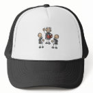 zaz_trucker_hat - This great gift is perfect for anyone who is marrying their same sex partner, show everyone that you are in love and nothing will stop you from declaring your love. Great to show everyone you were just married, or for use as wedding favors or invitations.