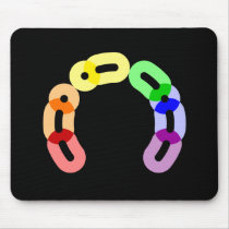 Gay Morse Code Arc Mousepad