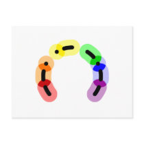 Gay Morse Code Arc Postcard postcards