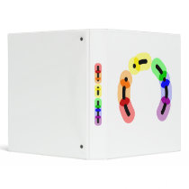 Gay Morse Code Avery Binder
